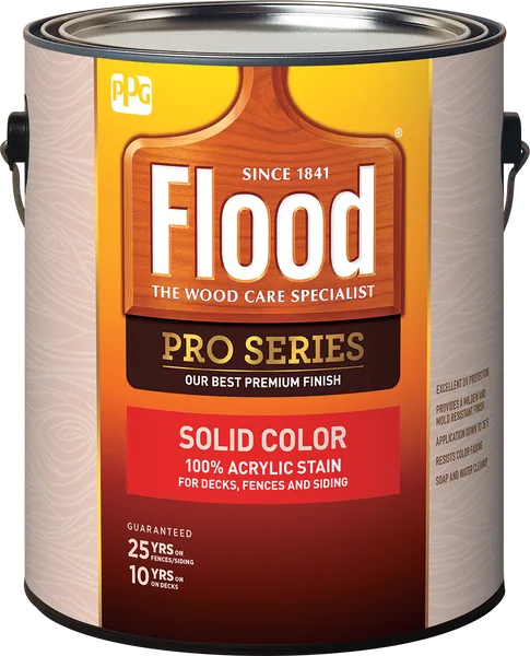 Flood Pro Series Solid Color acrylic stain
