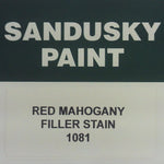 PETTIT 1081 RED MAHOGANY FILLER STAIN QT