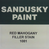 PETTIT 1081 RED MAHOGANY FILLER STAIN QT