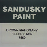 PETTIT 7560 BROWN MAHOGANY FILLER STAIN QT