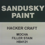 HACKERCRAFT HB4121 MOCHA FILLER STAIN QT