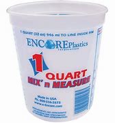 MIX N MEASURE 1QTPLASTIC  CUP