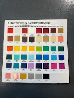 ONESHOT COLOR CARD