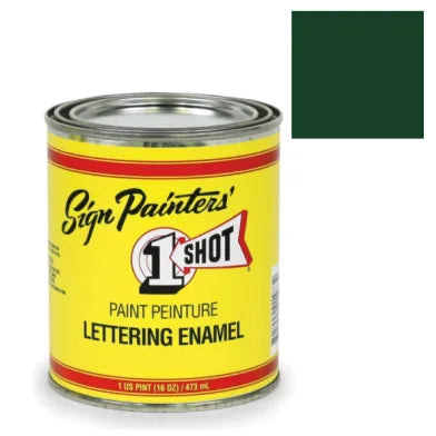 ONESHOT 148-L DARK GREEN 1/2 pt