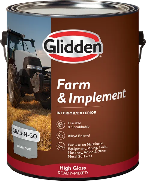 Glidden Farm and Implement Aluminum High Gloss container