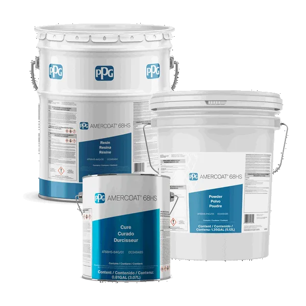 PPG Amercoat 68HS Resin, Cure and Powder three-component system